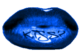 Gif animé bouche bleue
